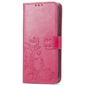 Lederhüllen Für Xiaomi 17 Pro Kleeblätter