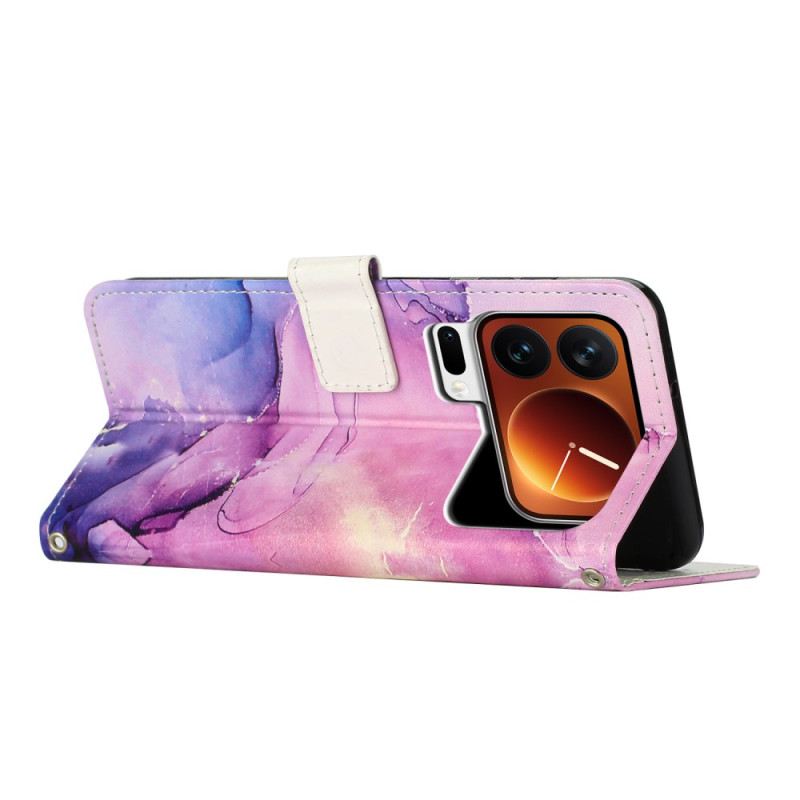 Lederhüllen Für Xiaomi 17 Pro Marmormuster