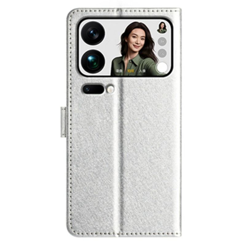 Lederhüllen Für Xiaomi 17 Pro Seidenstruktur