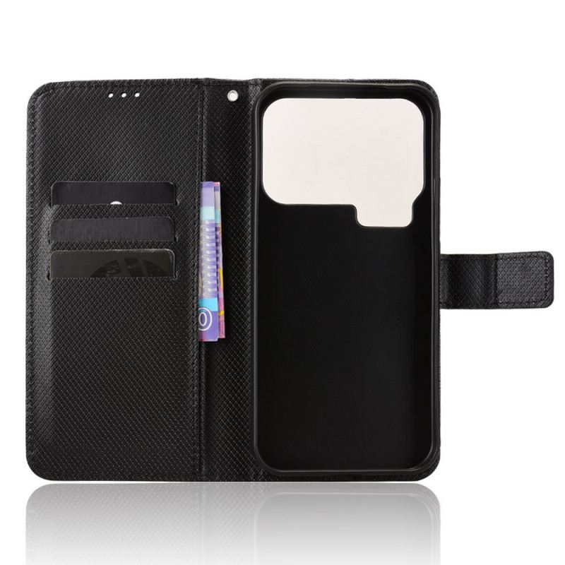 Lederhüllen Für Xiaomi 17 Pro Strukturiertes Kunstleder