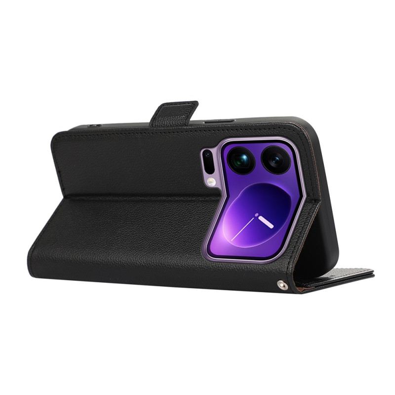 Lederhüllen Xiaomi 17 Pro Abeel-lederimitat