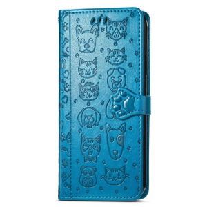 Lederhüllen Xiaomi 17 Pro Animierte Tiere
