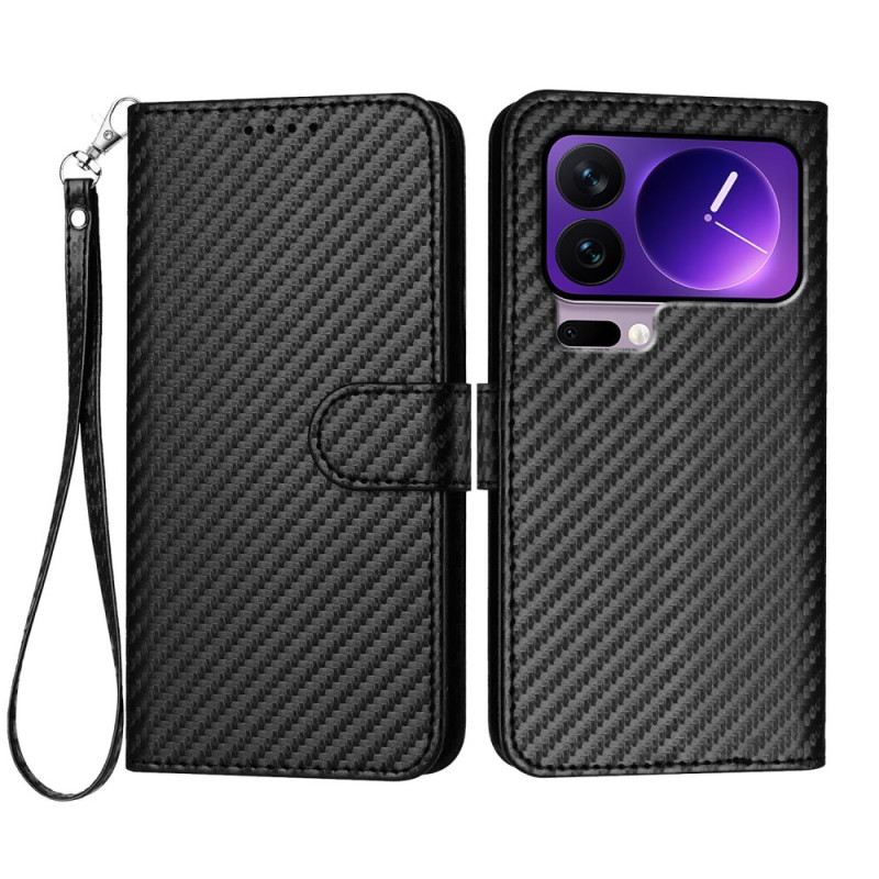 Lederhüllen Xiaomi 17 Pro Carbonfaser-optik