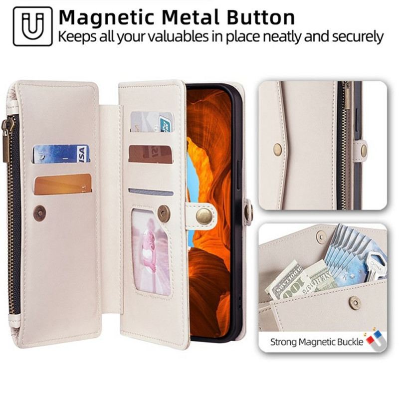 Lederhüllen Xiaomi 17 Pro Geldbörse Mit Schulterriemen