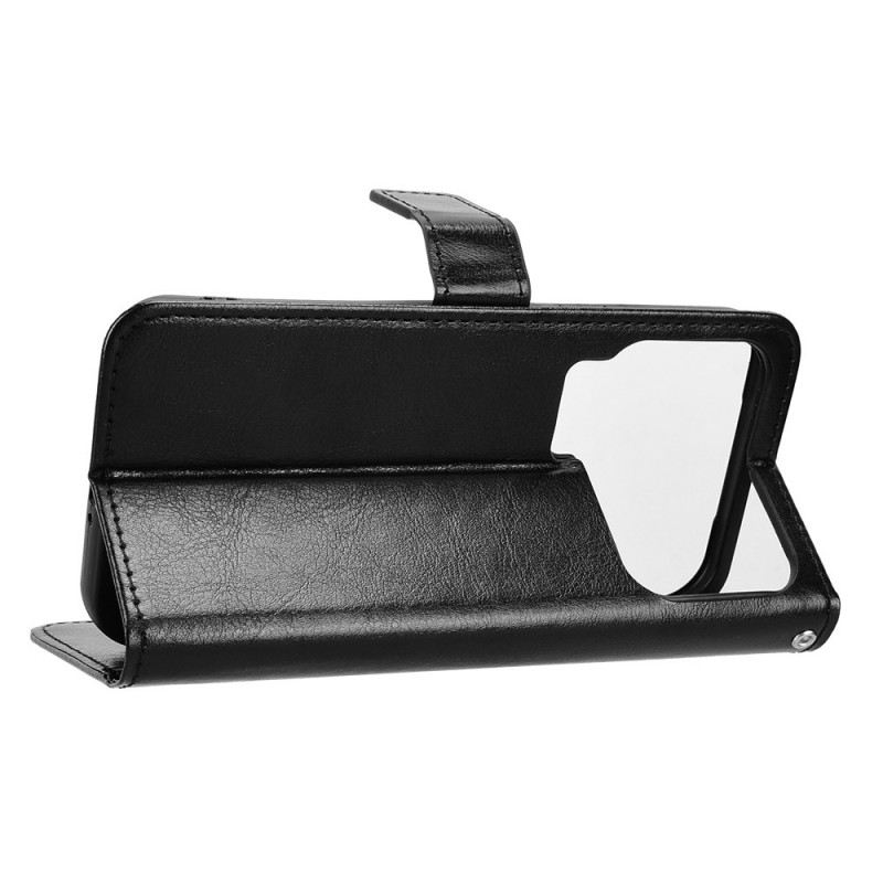 Lederhüllen Xiaomi 17 Pro Glitzerndes Lederimitat