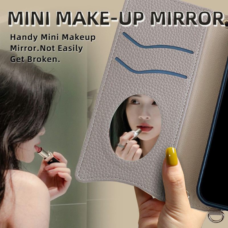 Lederhüllen Xiaomi 17 Pro Handyhülle Geldbörse Mit Kette