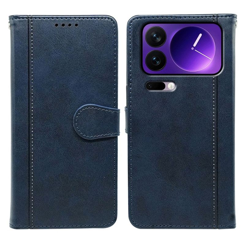 Lederhüllen Xiaomi 17 Pro Handyhülle Paspelierung