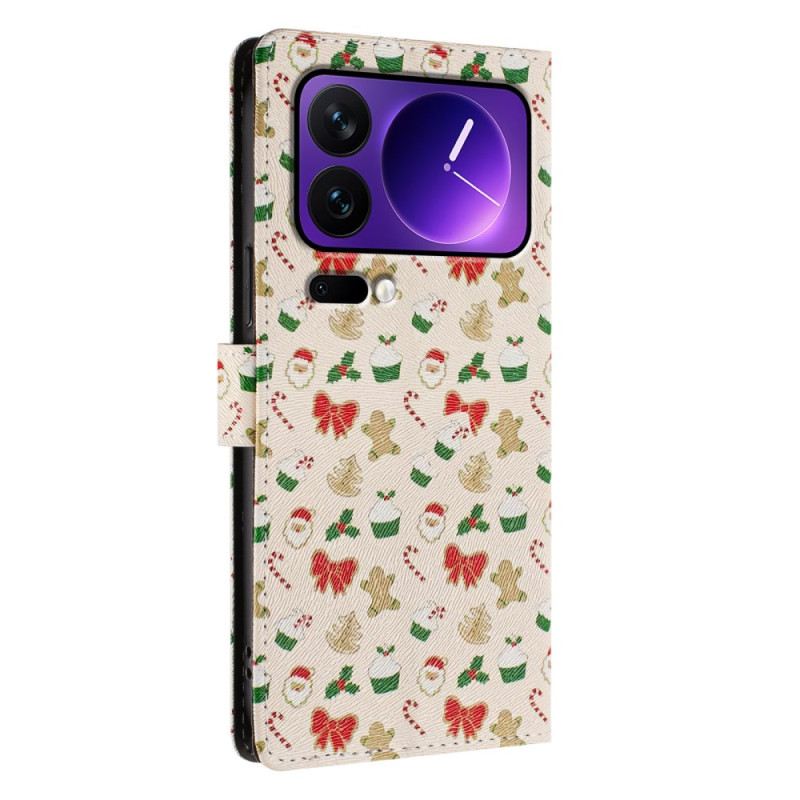 Lederhüllen Xiaomi 17 Pro Handyhülle Weihnachten