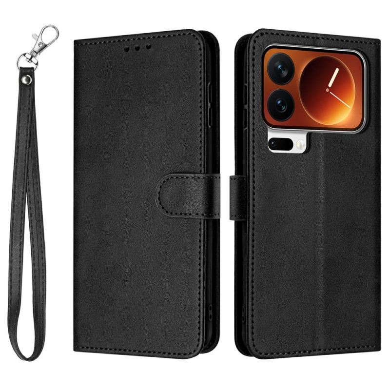 Lederhüllen Xiaomi 17 Pro Lederoptik Mit Lanyard