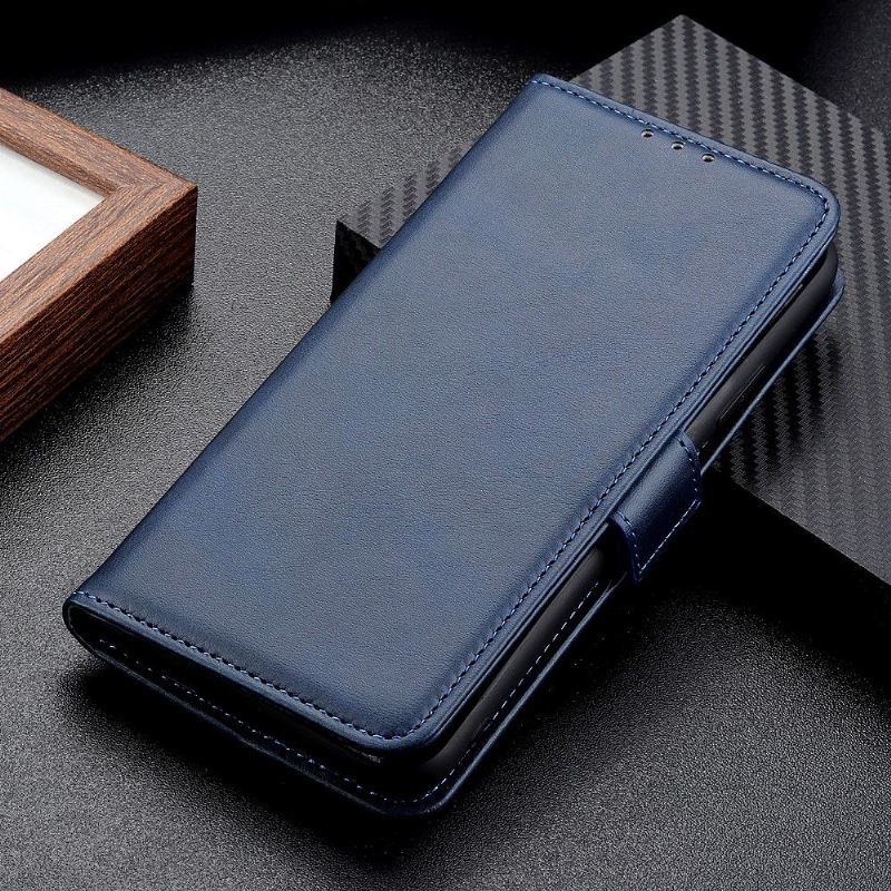 Case Für Xiaomi Redmi Note 10 Pro Geldbörse Revêtement Effet Cuir Mat