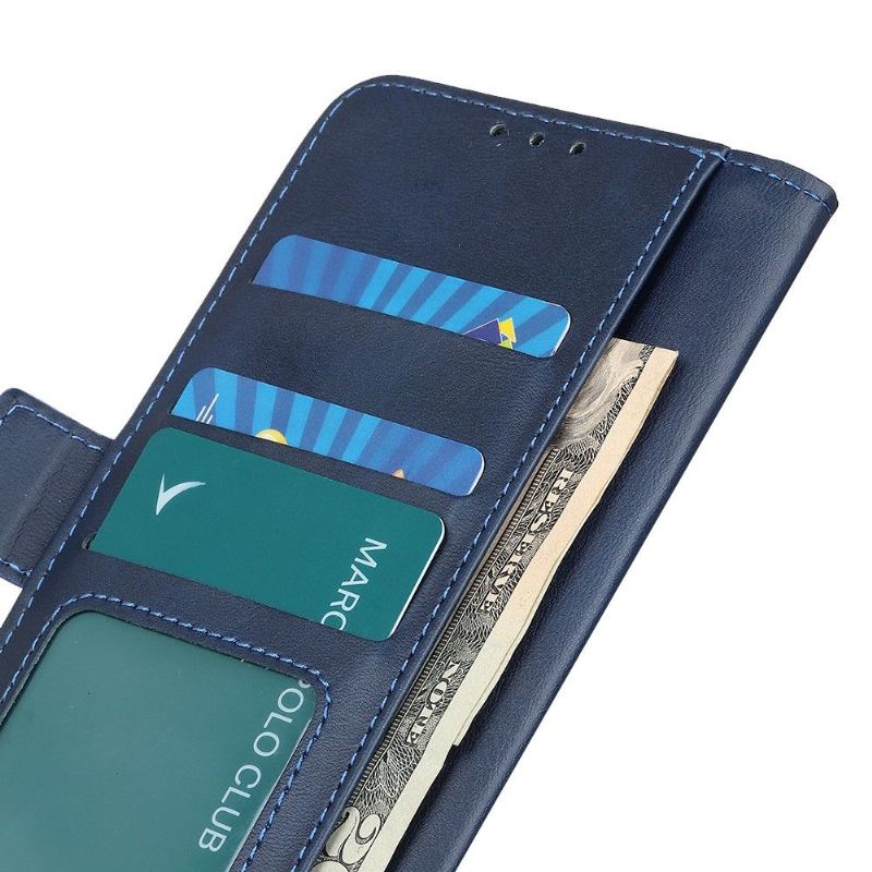Case Für Xiaomi Redmi Note 10 Pro Geldbörse Revêtement Effet Cuir Mat