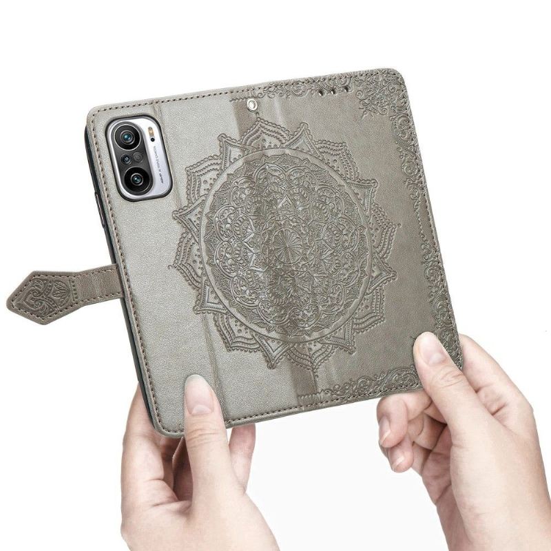 Flip Case Für Xiaomi Redmi Note 10 Pro Mandala Relief