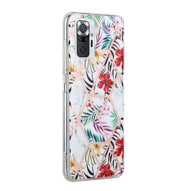 Handyhülle Für Xiaomi Redmi Note 10 Pro Silikon - Exotische Blumen