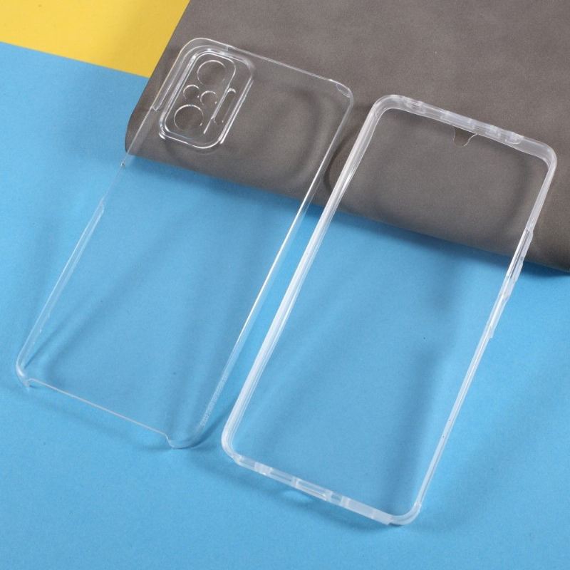 Hülle Für Xiaomi Redmi Note 10 Pro Avant Et Arrière Transparent