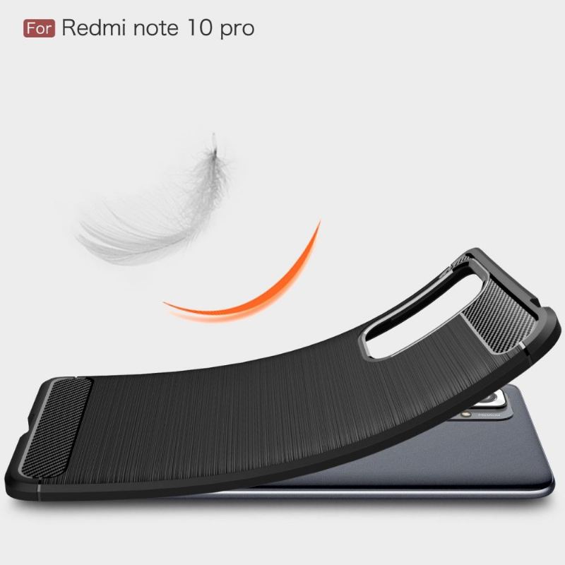 Hülle Für Xiaomi Redmi Note 10 Pro Flexible Effet Brossé