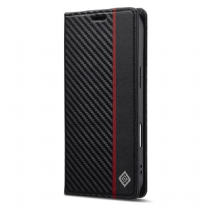 Flip Case Für iPhone Air Carbonfaser Lc.imeeke