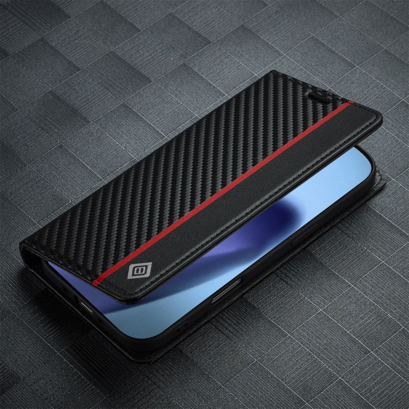 Flip Case Für iPhone Air Carbonfaser Lc.imeeke