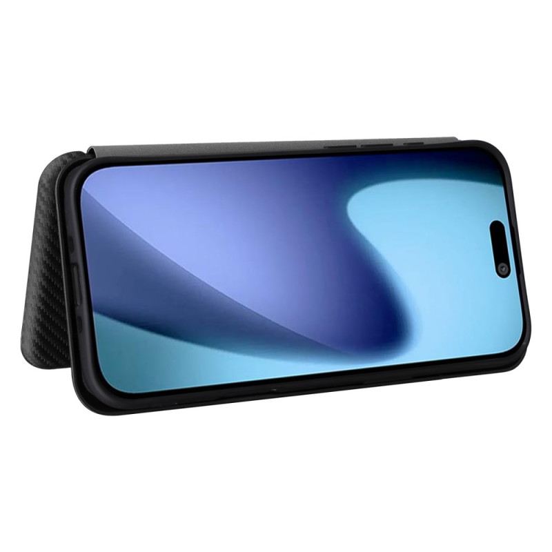 Flip Case iPhone Air Handyhülle Carbonfaser