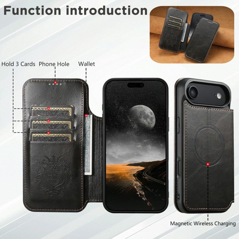 Flip Case iPhone Air Magsafe-kompatibel Im Vintage-stil