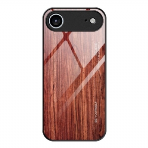 Hülle iPhone Air Gehärtetes Glas In Holzoptik