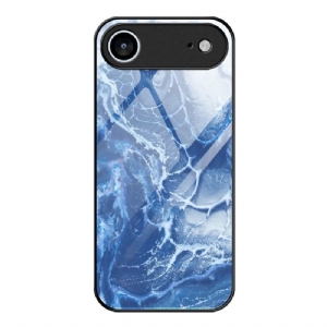 Hülle iPhone Air Gehärtetes Glas Mit Marmormuster