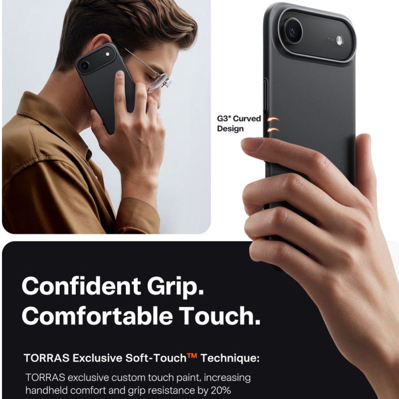 Hülle iPhone Air Handyhülle Ultradünnes Magsafe-kompatibles Displayschutzglas