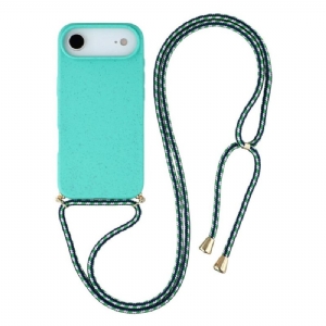 Hülle iPhone Air Mit Silikonkordel Und Weizenstroh-optik