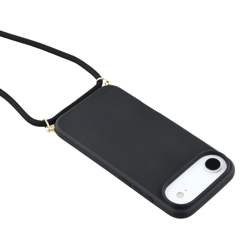 Hülle iPhone Air Mit Silikonkordel Und Weizenstroh-optik