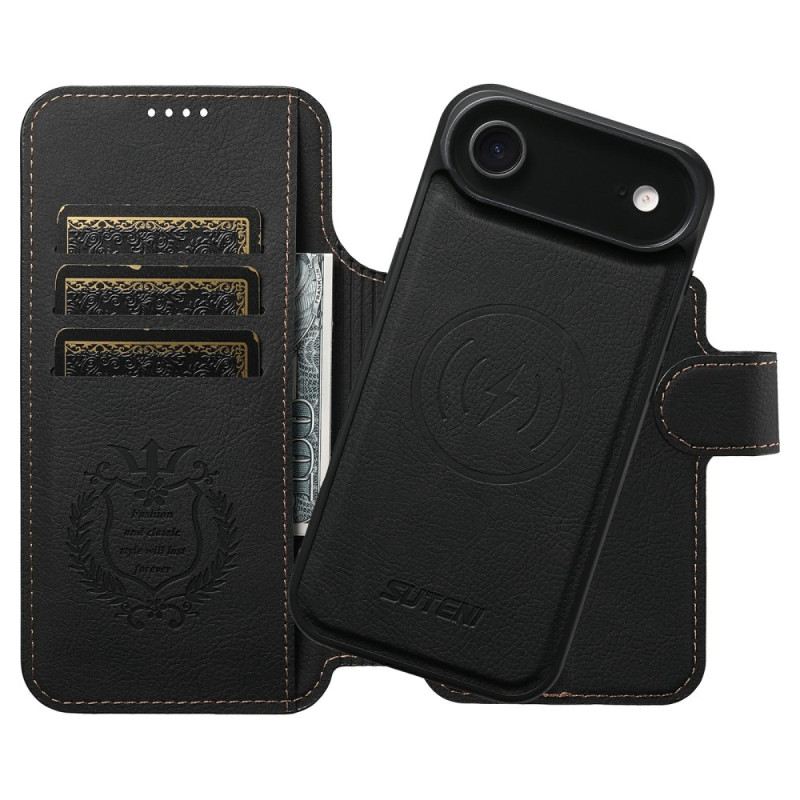 Lederhüllen Für iPhone Air Abnehmbare Magsafe-hülle Suteni