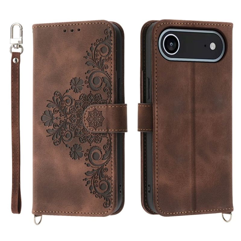 Lederhüllen Für iPhone Air Florale Spitze