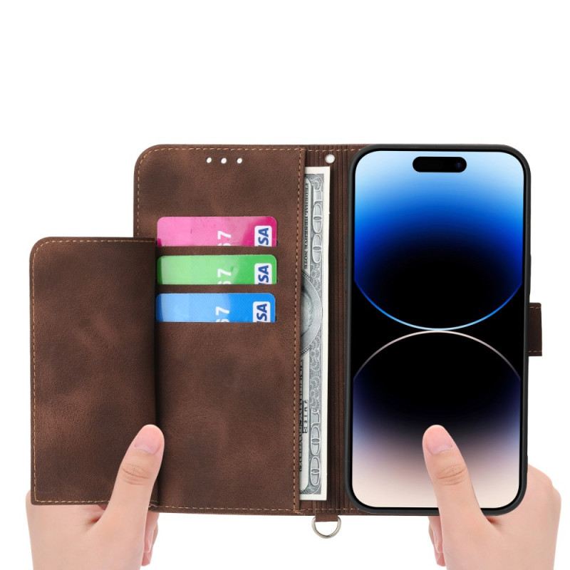 Lederhüllen Für iPhone Air Florale Spitze