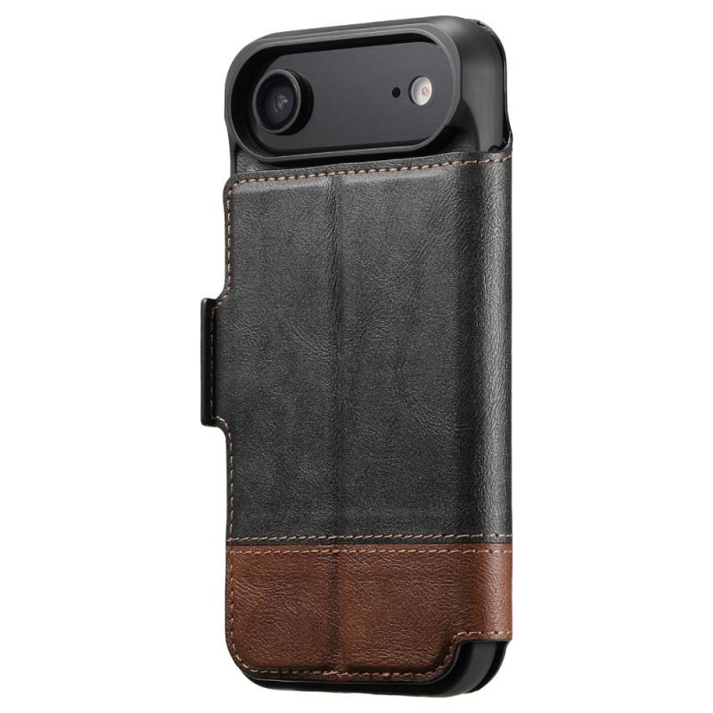 Lederhüllen iPhone Air Magsafe Zweifarbige Abnehmbare Hülle Von Suteni