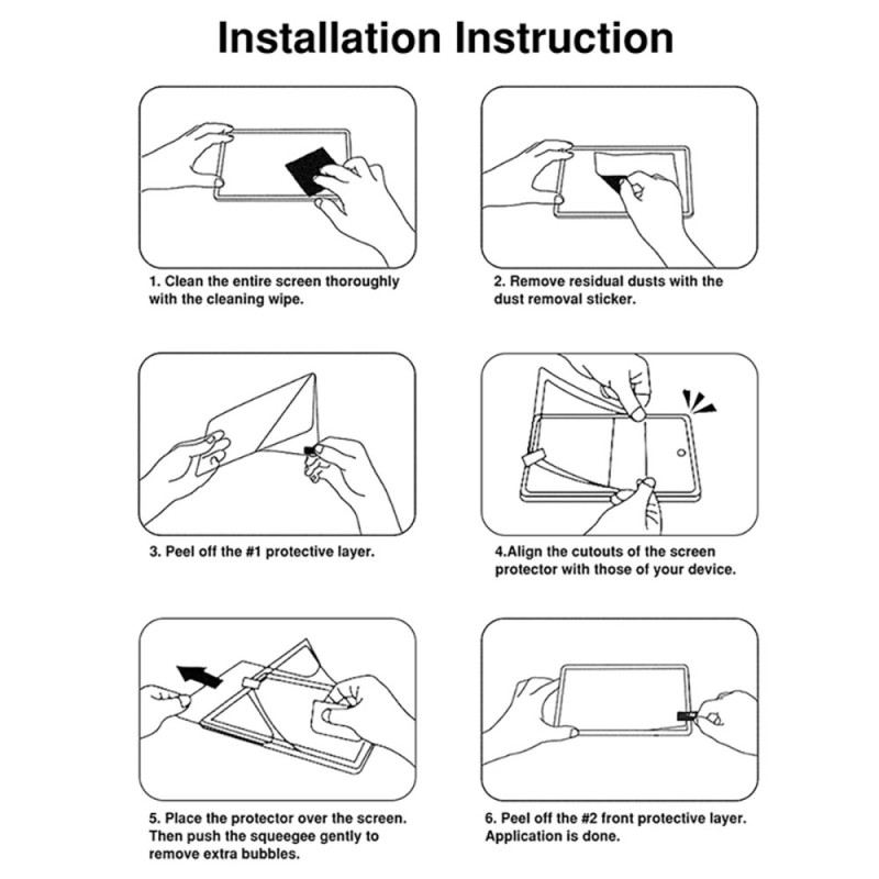 Anti-spionage-displayschutzfolie Aus Gehärtetem Glas Für Samsung Galaxy Tab S10 Lite / S10 Fe / S9 / S9 Fe / S8 / S7