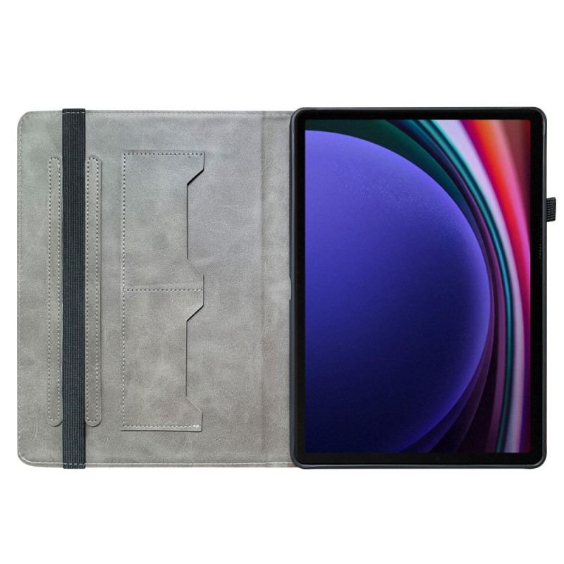 Case Für Samsung Galaxy Tab S10 Fe Schwarze Orchidee
