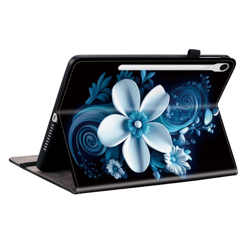 Case Für Samsung Galaxy Tab S10 Fe Schwarze Orchidee