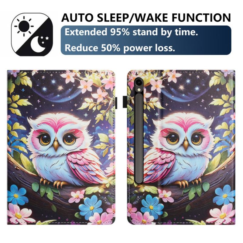 Case Samsung Galaxy Tab S10 Fe Eulen-design