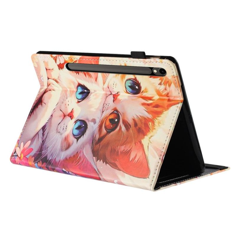 Case Samsung Galaxy Tab S10 Fe Handyhülle Design Mit Zwei Katzen