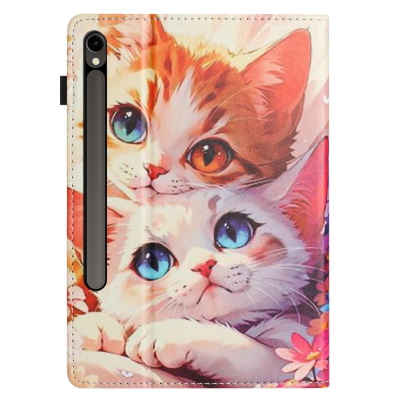 Case Samsung Galaxy Tab S10 Fe Handyhülle Design Mit Zwei Katzen