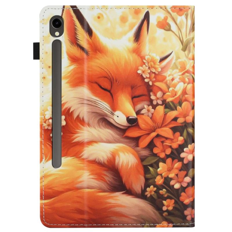 Case Samsung Galaxy Tab S10 Fe Handyhülle Fuchs Mit Blumenmuster