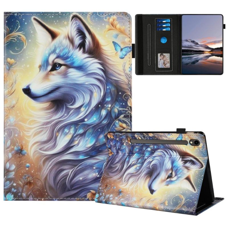 Case Samsung Galaxy Tab S10 Fe Handyhülle Weißer Wolf