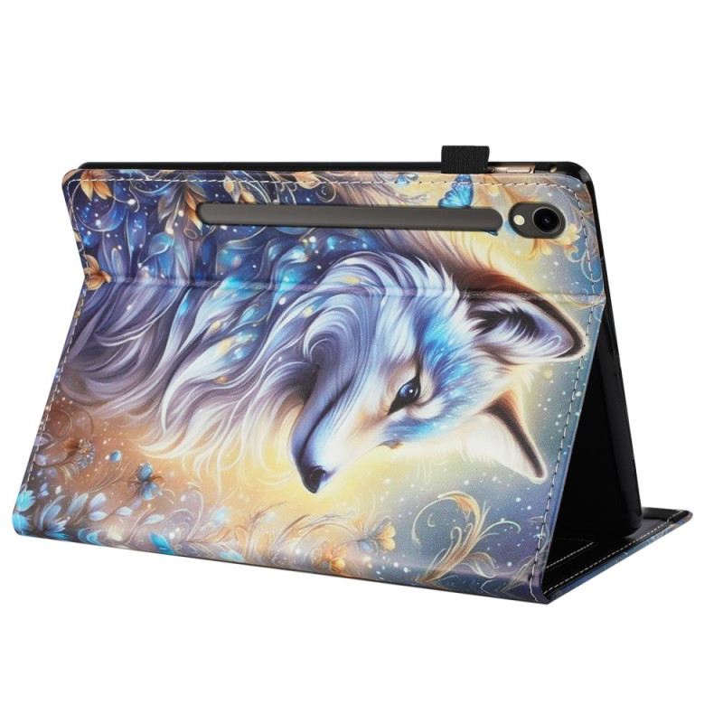 Case Samsung Galaxy Tab S10 Fe Handyhülle Weißer Wolf