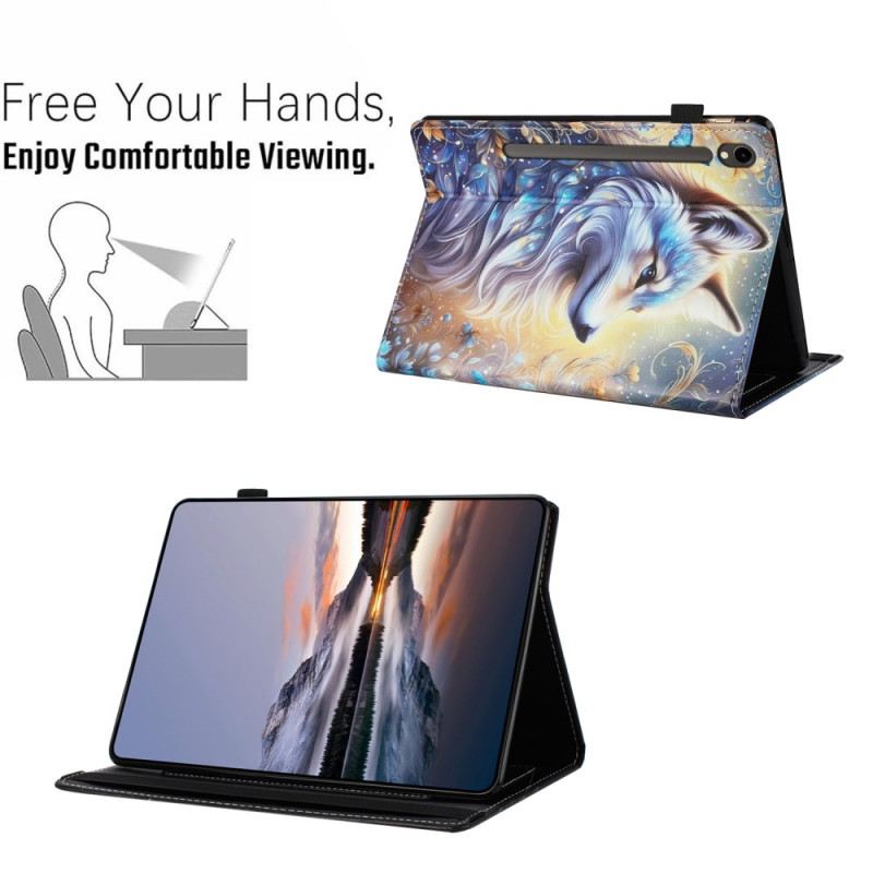 Case Samsung Galaxy Tab S10 Fe Handyhülle Weißer Wolf