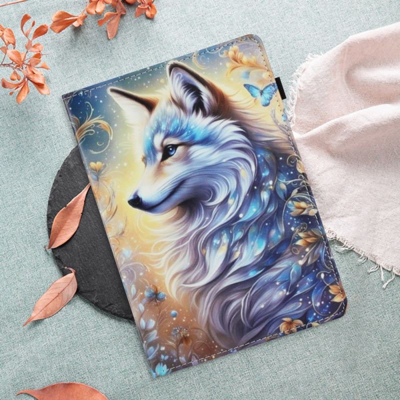 Case Samsung Galaxy Tab S10 Fe Handyhülle Weißer Wolf