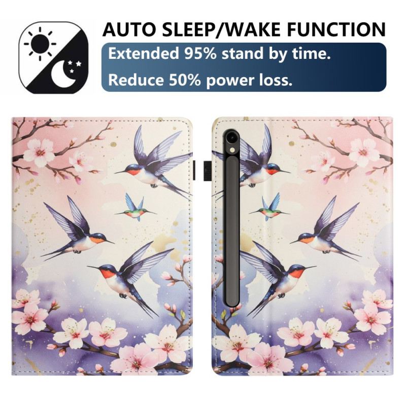Case Samsung Galaxy Tab S10 Fe Vögel