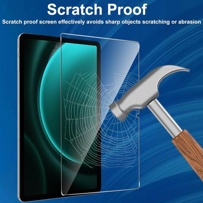 Hülle Samsung Galaxy Tab S10 Fe Transparent Mit 2 Displayschutzfolien Aus Gehärtetem Glas