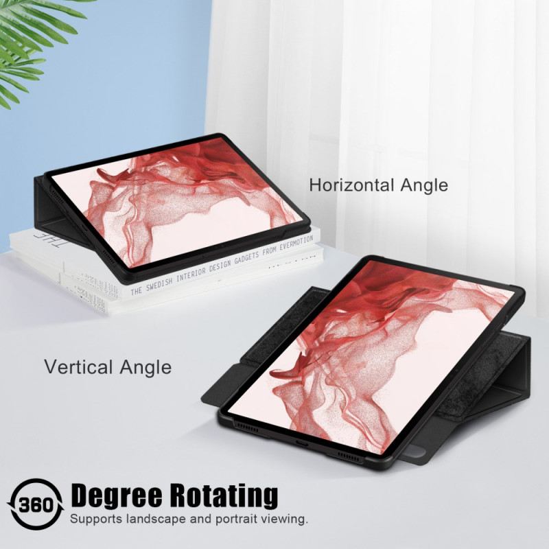 Lederhüllen Samsung Galaxy Tab S10 Fe Handyhülle Drehbar