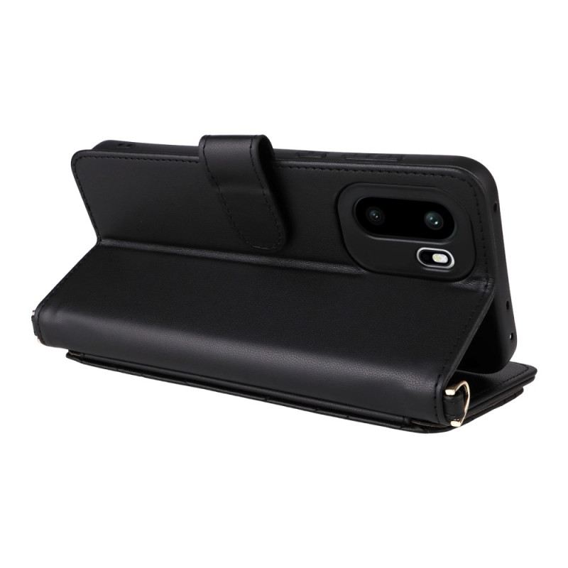 Lederhüllen Für Oneplus 15r 6 Kartenfächer Mit Riemen