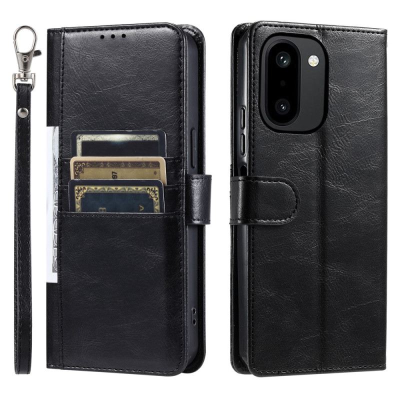 Lederhüllen Für Oneplus 15r 6 Kartenfächer Und Lanyard