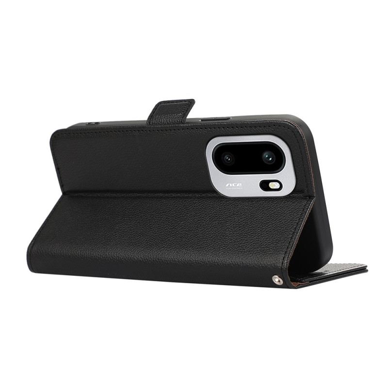 Lederhüllen Für Oneplus 15r Abeel Litschi-textur