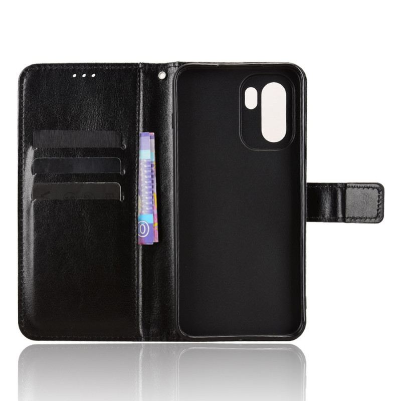 Lederhüllen Oneplus 15r Handyhülle Auffälliges Kunstleder